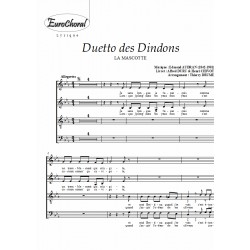 DUETTO DES DINDONS (extrait de LA MASCOTTE) (Choeur)
