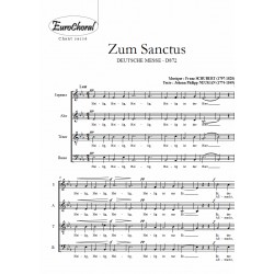 ZUM SANCTUS (extrait de Deutsche messe D 872)