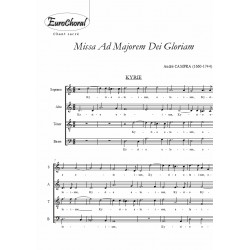 MISSA AD MAJOREM DEI GLORIAM (Choeur)