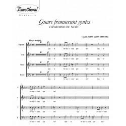 QUARE FREMUERUNT GENTES (St-Saëns)