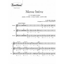 MESSE BREVE à 3 Voix Mixtes (extraits) (Choeur)