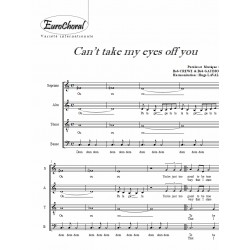 CAN'T TAKE MY EYES OFF YOU (Choeur)