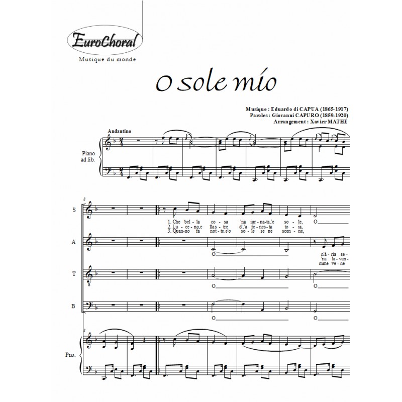 O SOLE MIO