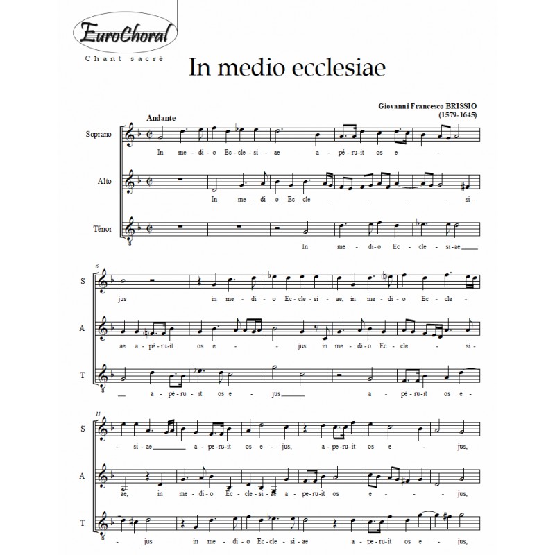 IN MEDIO ECCLESIAE (Brissio)