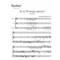 IN TE DOMINE SPERAVI (Cantate) (Choeur)