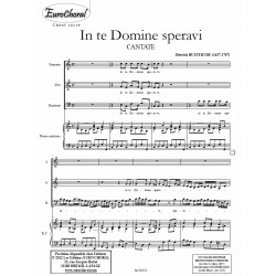 IN TE DOMINE SPERAVI (Cantate) (Conducteur)