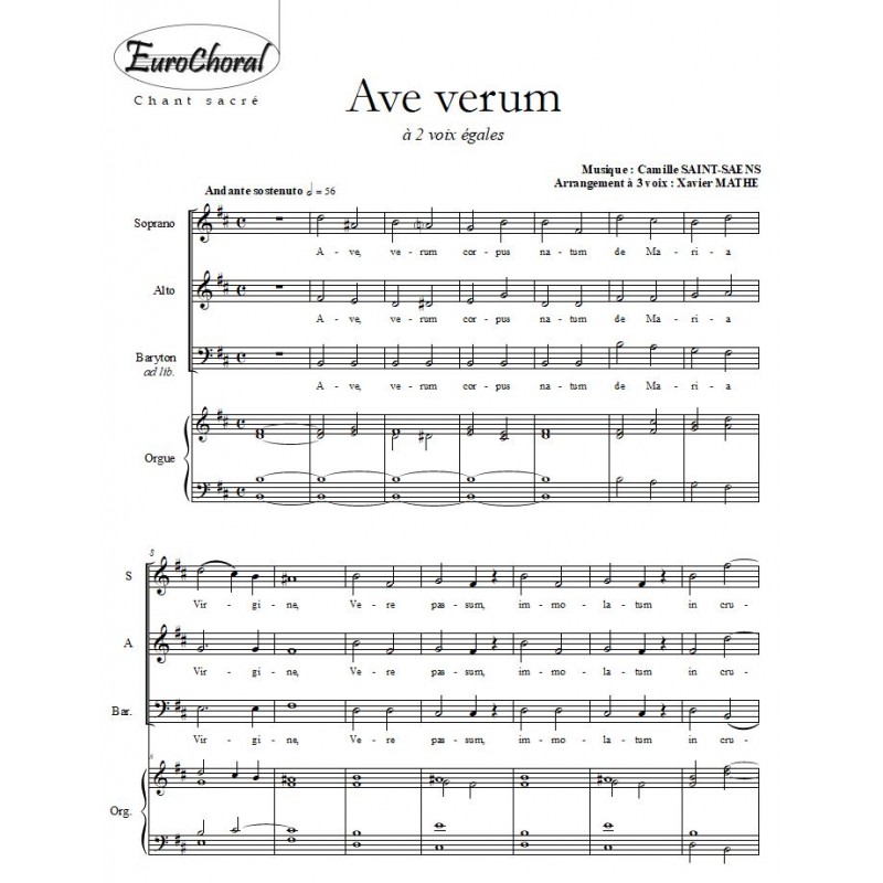 AVE VERUM (St-Saëns)