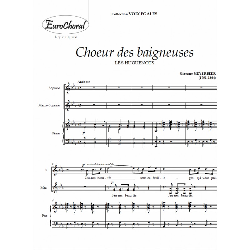 CHOEUR DES BAIGNEUSES (Les Huguenots)