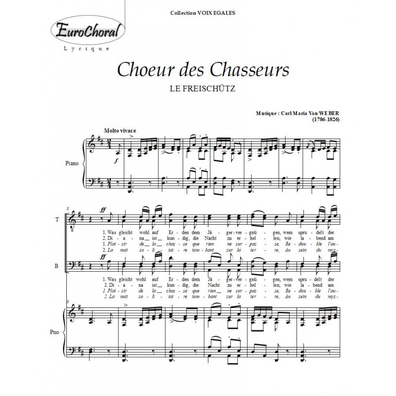 CHOEUR DES CHASSEURS