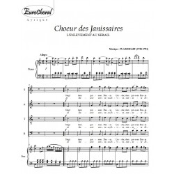 CHŒUR DES JANISSAIRES (L'enlèvement au sérail)