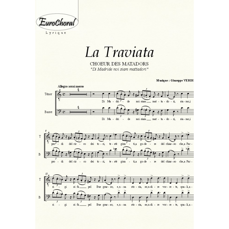 CHOEUR DES MATADORS (La Traviata) (Choeur)