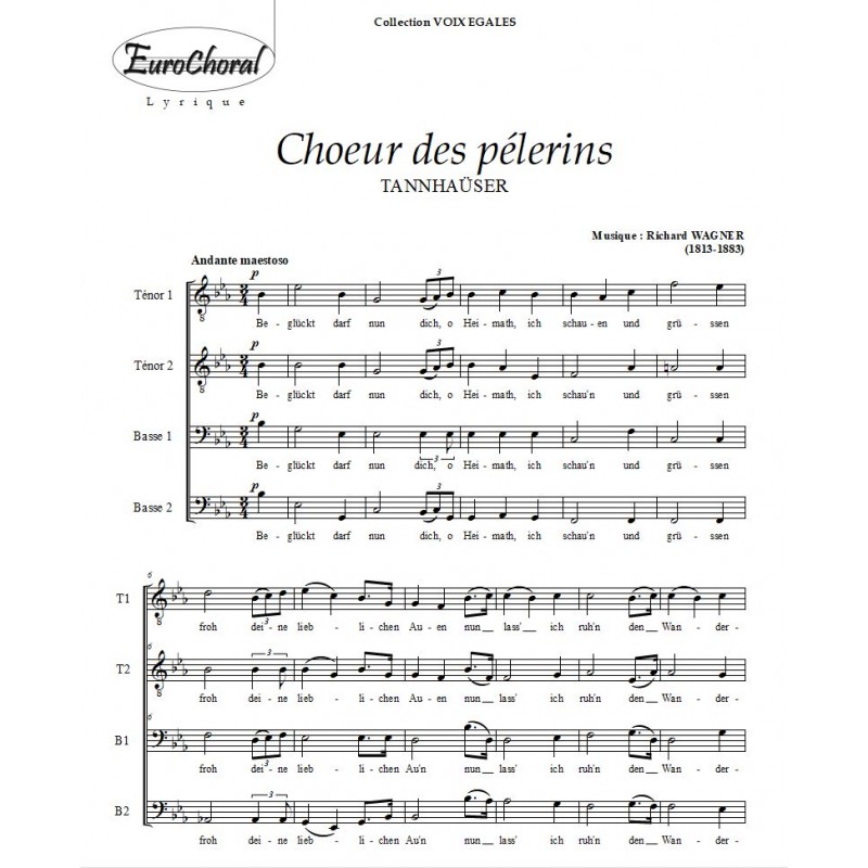 CHŒUR DES PÈLERINS (Wagner)