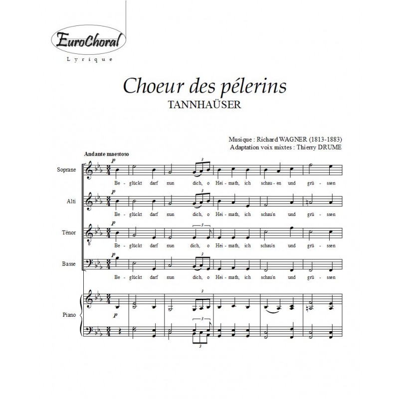 CHŒUR DES PÈLERINS (Wagner)