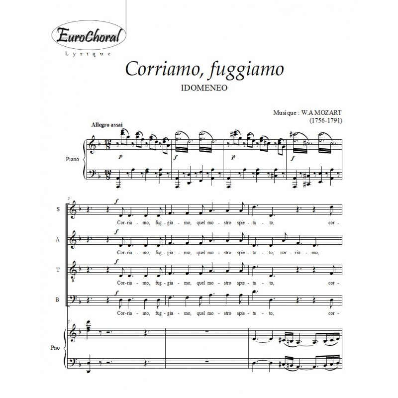 CORRIAMO FUGGIAMO (Mozart)