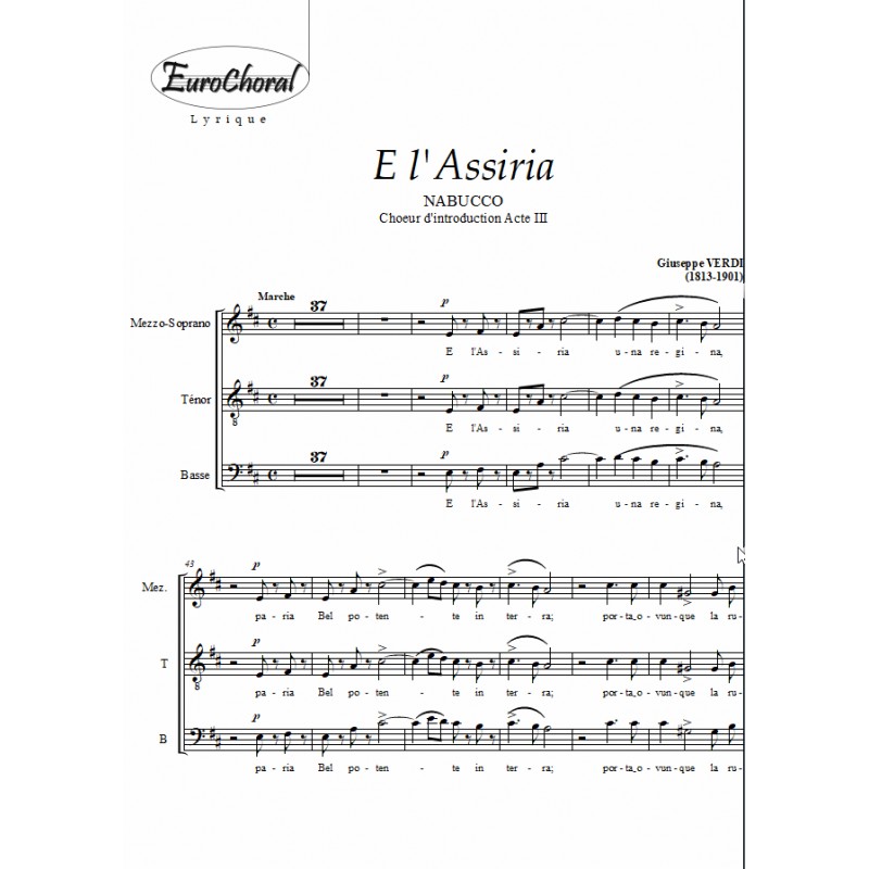 E L'ASSIRIA (NABUCCO)