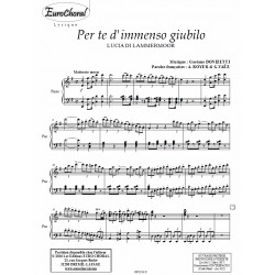 PER TE D'IMMENSO GIUBILO (conducteur)