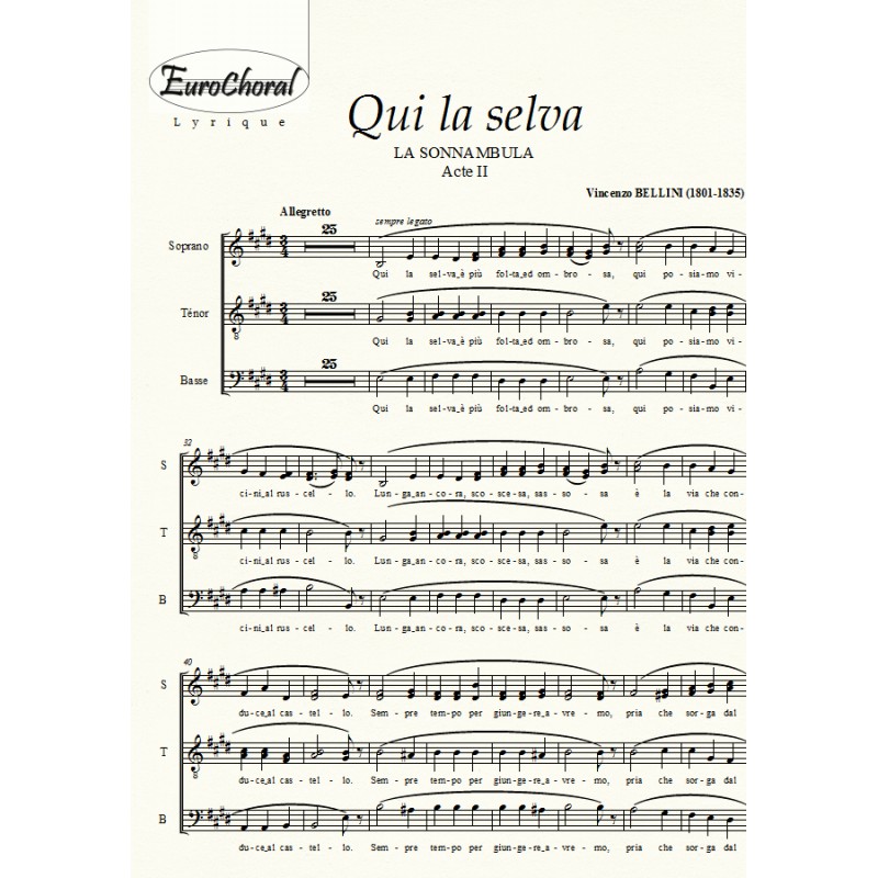 Qui la selva (La Sonnambula)