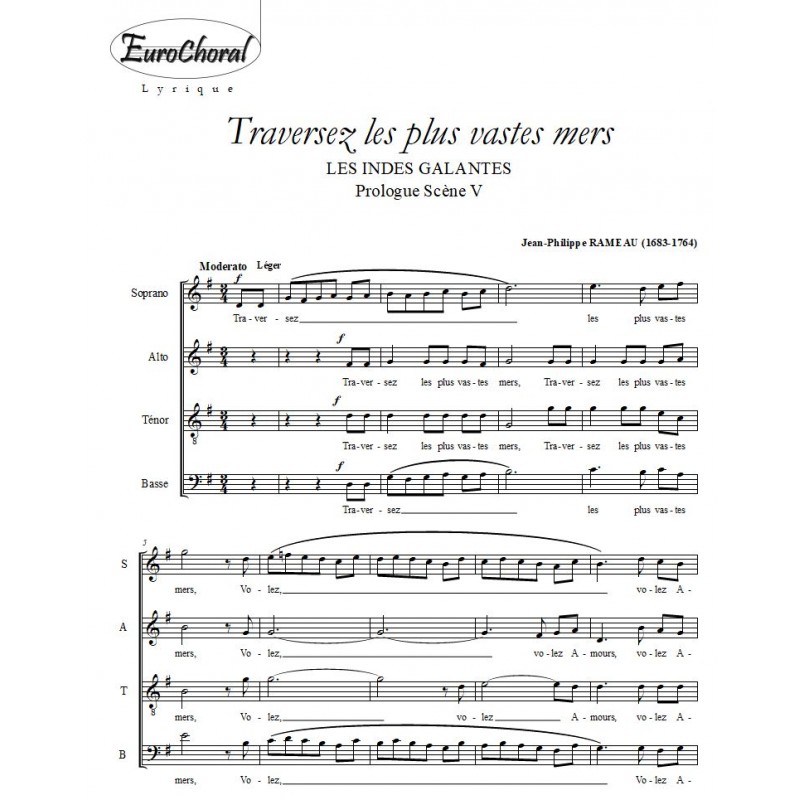 TRAVERSEZ LES PLUS VASTES MERS     (J.Ph.Rameau)