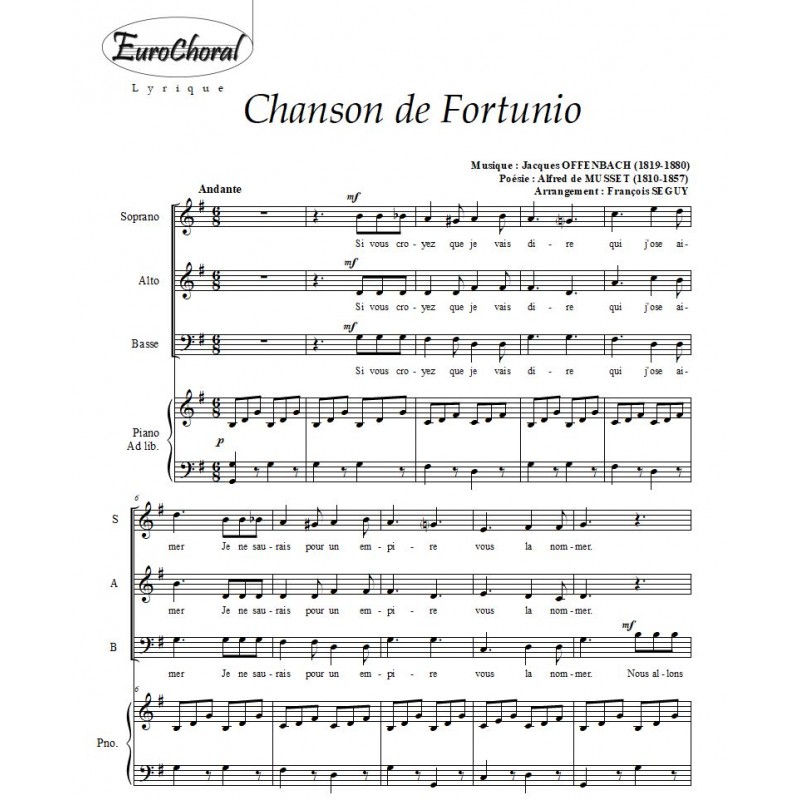 La chanson de Fortunio