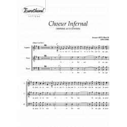 CHOEUR INFERNAL (Orphée aux Enfers) (Choeur)