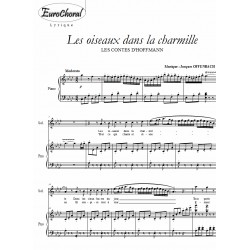 LES OISEAUX DANS LA CHARMILLE (Les contes d'Hoffmann)